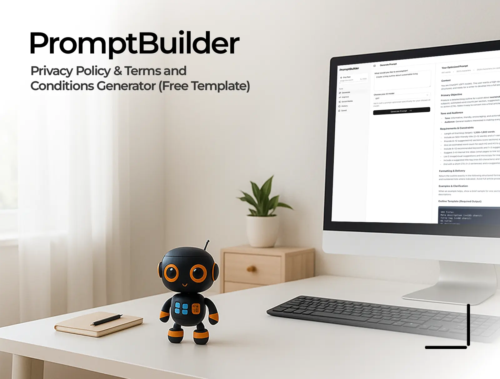 Privacy Policy & Terms and Conditions Generator (Free Template)
